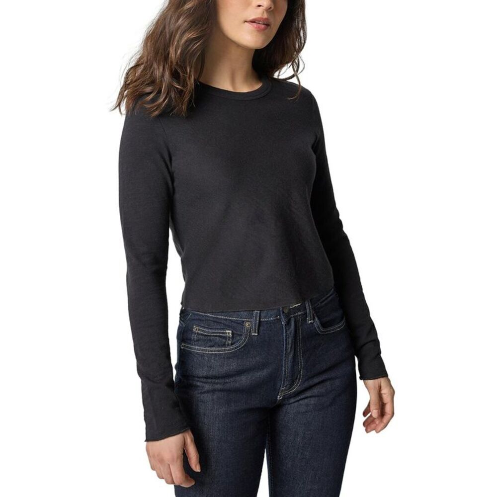 Lilla P Womens  Bias Cut Crewneck Top